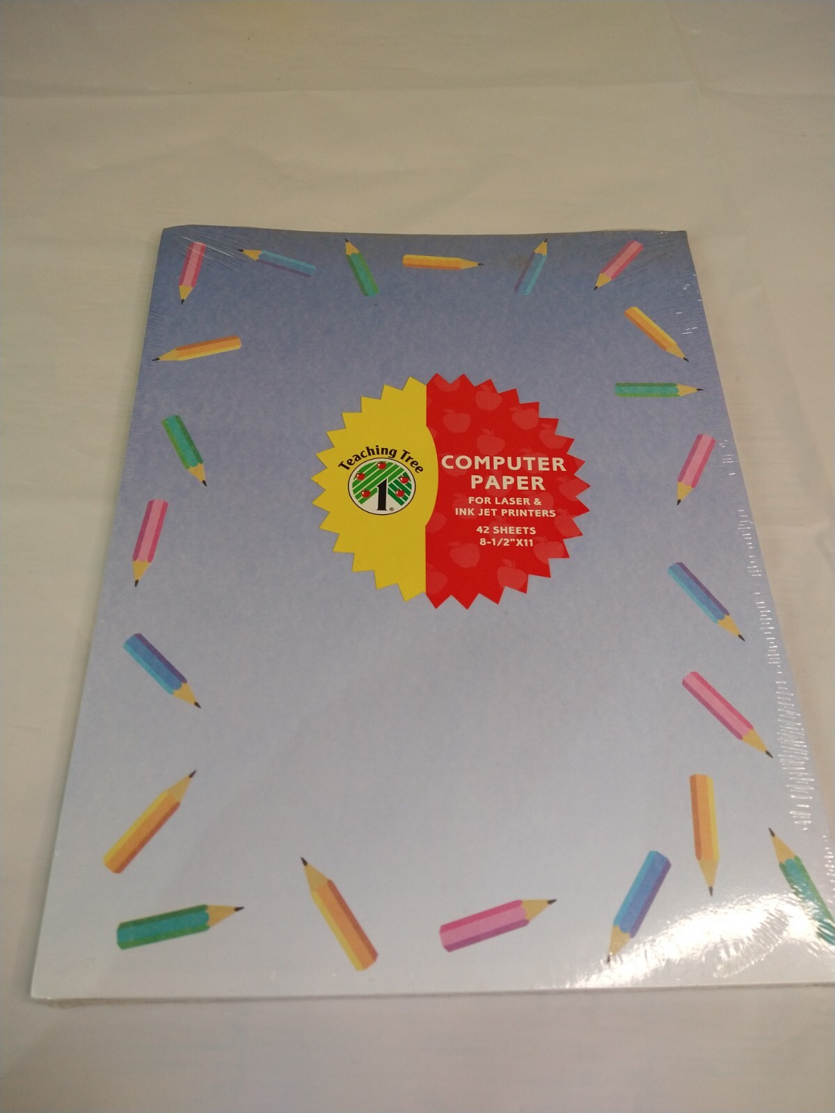 Printable Stationary Design Paper Pencils School Teacher Letterhead 42 Sheets  -image