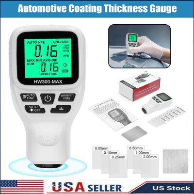 Paint Coating Thickness Gauge Meter Paint Film Tester Car Painting Depth Gauge