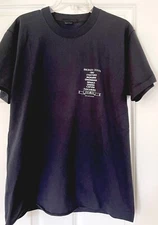 Indian.. Broken Chain 1992 6 NationsT-SHIRT on location Richmond VA Black Size L