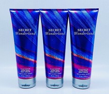 3 BATH BODY WORKS SECRET WONDERLAND 24HR ULTRA SHEA BODY CREAM 8oz / 226g NEW