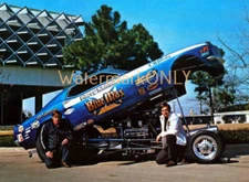 Harry Schmidt "Blue Max" Jake Johnston 1969 Mustang NITRO Funny Car PHOTO! #(5)