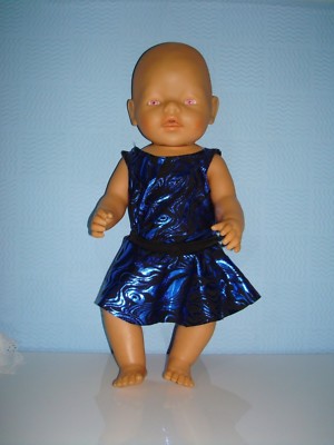 Handmade Shimme Leotard and Skirt, Baby Born Annabell18'' teddy Masco