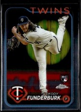 2024 Topps Chrome #297 Kody Funderburk Rookie Minnesota Twins