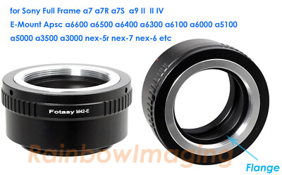 Copper Adjustable 42mm M42 lens to Sony  NEX7 a6300 a6000 a5000 a3000 adapter 
