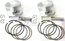 HONDA CB400T CB400TI CB400TII HAWK 0.25 OVER AFTERMARKET PISTON SET 1978 - 1979