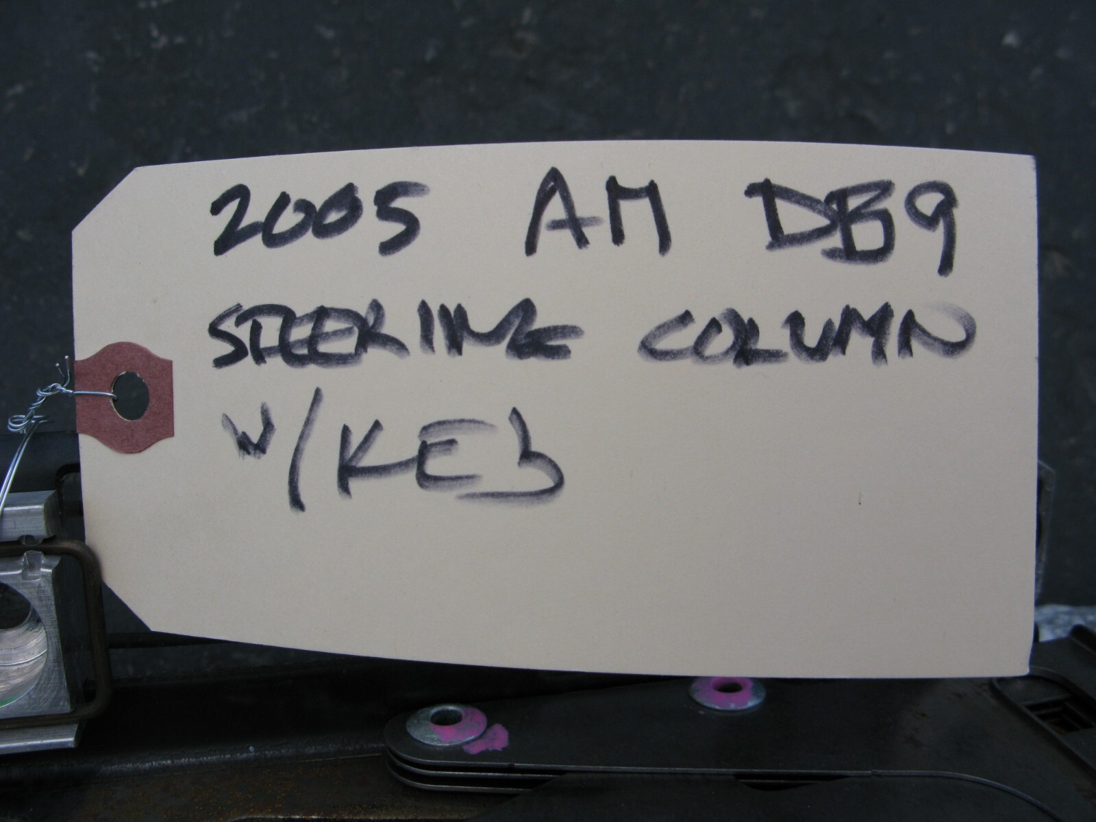 Aston Martin DB9 Steering Column with Key 4G433C529AA