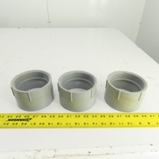 Carlon 4" Threaded Female x Slip PVC Adapter Lot Of 3