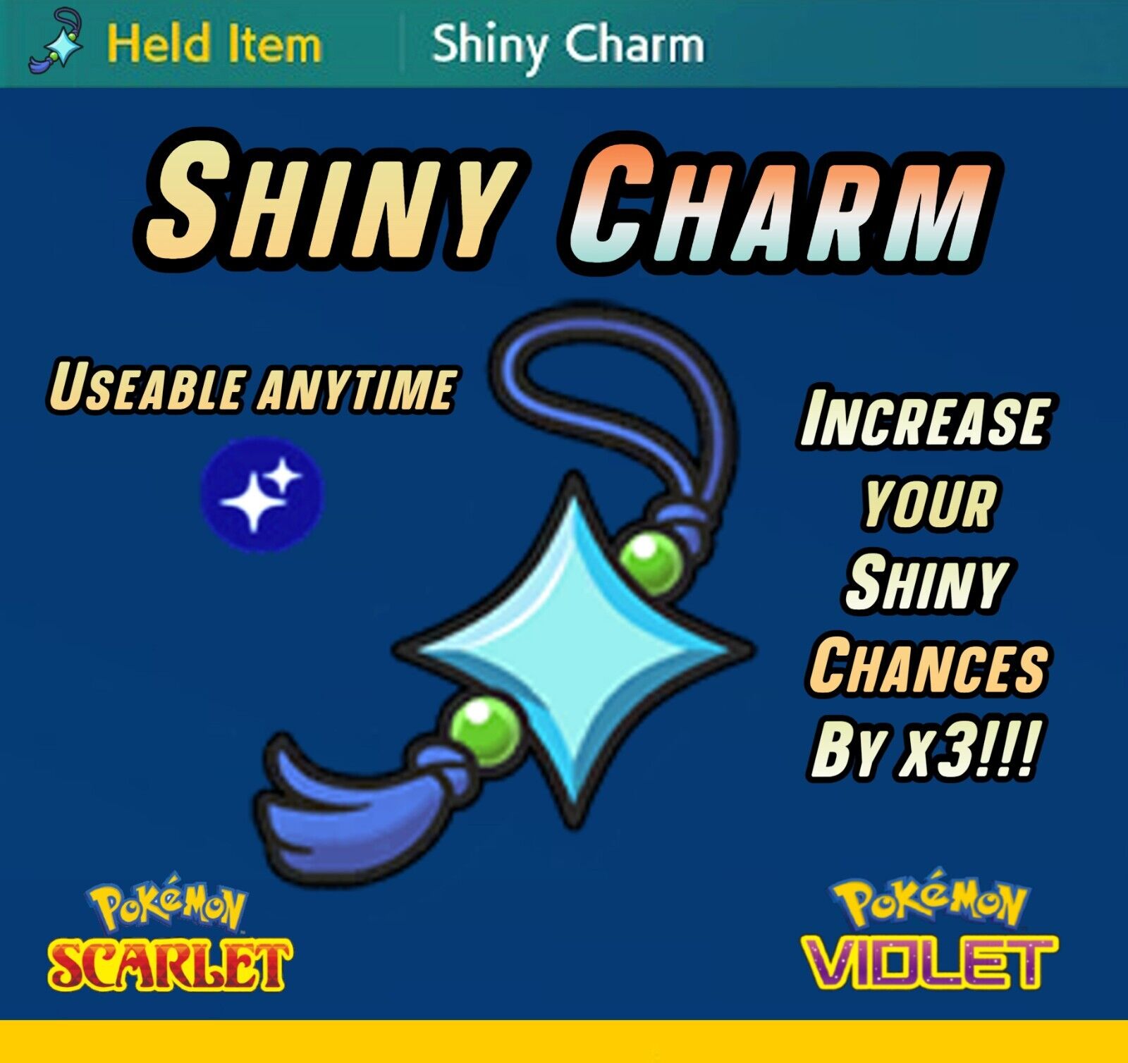 How to get Shiny Pokémon in Scarlet and Violet, Shiny Charm