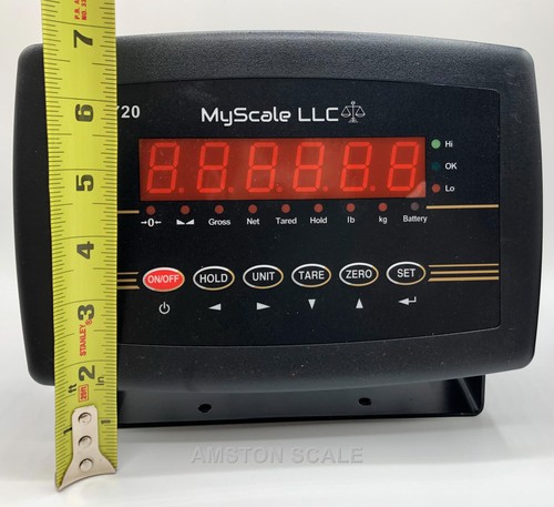 NEW 3000 LB S-TYPE LOAD CELL & LED INDICATOR HANGING CRANE SCALE TENSION LIFTING - Picture 5 of 18