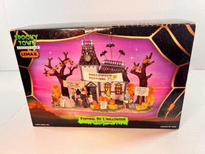 Lemax Spooky Town Halloween Festival #43422 2004 Retired MIB