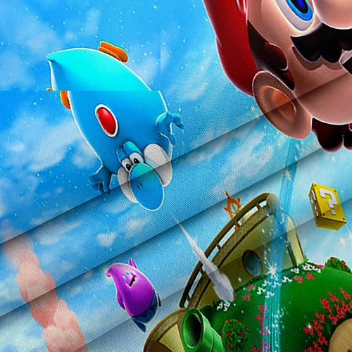 Super Mario 3D Pair Thick Blackout Window Curtains Thermal Ring Top Eyelet Gifts - Picture 18 of 61