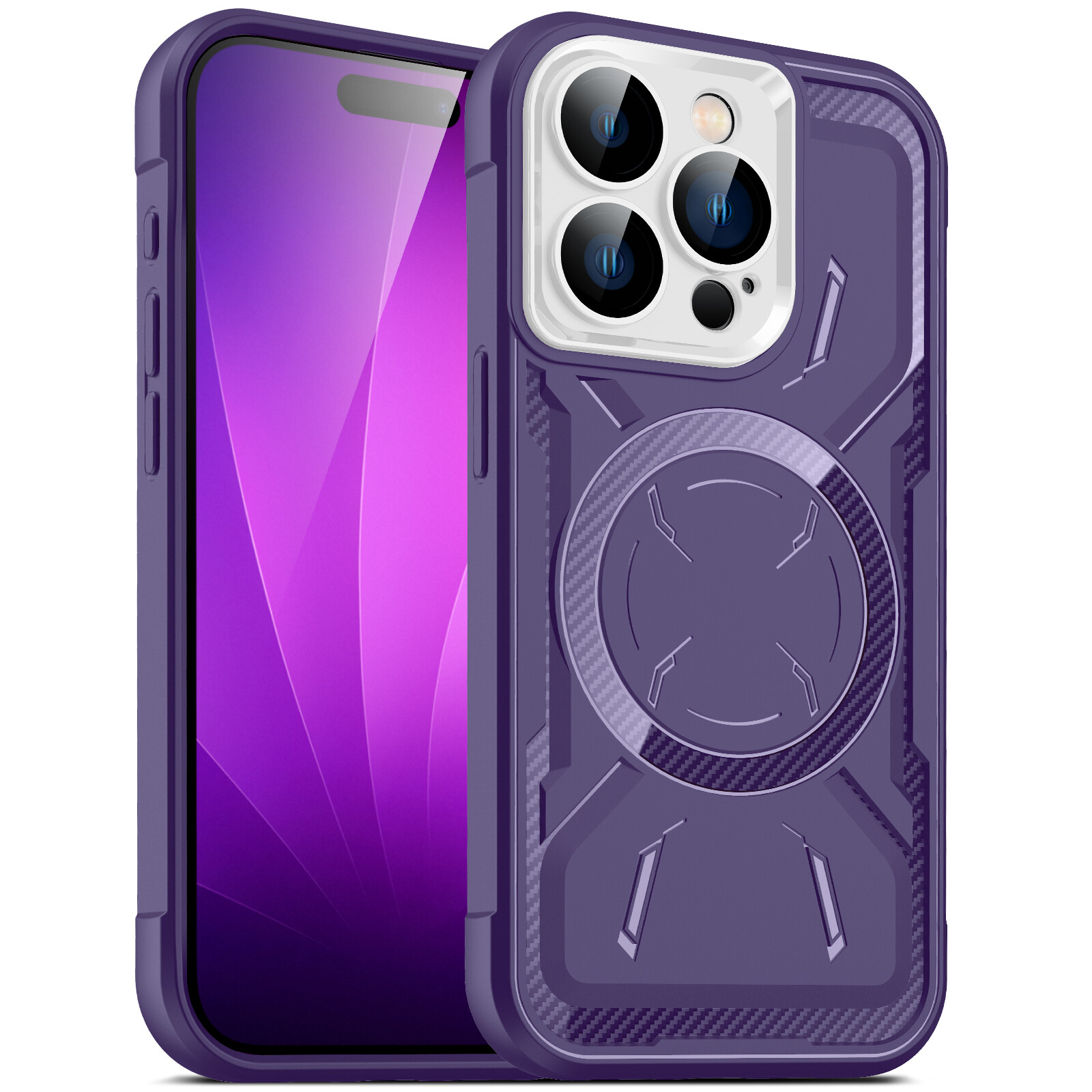 Magnetic For iPhone 15 Pro MAX 14 PRO 13 Phone Case Heavy Duty Shockproof Cover