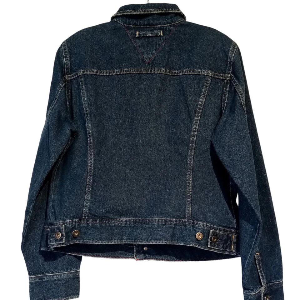 Tommy Hilfiger Jacket  size Large  Denim  Boy or Girl  Great Condition  Cotton - Image 4 of 4
