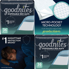 36 PCS Disposable Bed Mats SUPER ABSORBENT Sheets For Bedwetting 2.4 x 2.8 ft