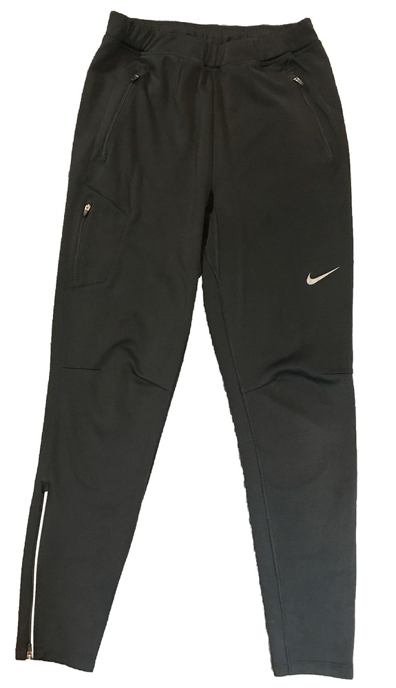 Nike Dri-FIT Tapered Training Pants with Pocket Black Small Fleece