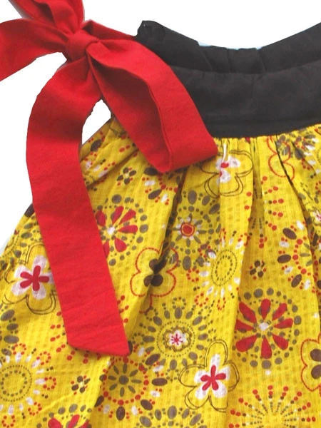 Vestido Sophie Catalou Nuevo con Etiquetas Niñas Algodón Tallas 5, 6 Estampado Floral Sin Mangas Verano Foto 3 de 3