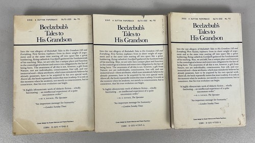Gurdjieff Beelzebub's Tales to Enkel Dutton Box Set 1973 Three Vol. Okkult - Bild 5 von 14