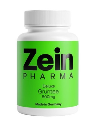 Zein Pharma Green Tea Deluxe, 500mg - 60 caps (315,00 EUR/kg)
