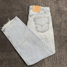 Vintage Levi  s 550 Jeans Men  s 32x31 Light Wash Relaxed Fit Tapered USA