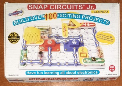 Snap Circuits Jr. Build Over 100 Exciting Projects Complete! EUC!