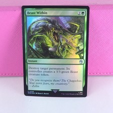 Beast Within 0228 Uncommon Doctor Who Commander LP FOIL