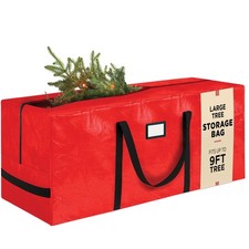 Large Christmas Tree Storage Bag 9 Ft Artificial 30 inches, Red