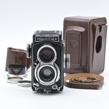 Rollei ROLLEIFLEX 4 4 Baby Rollei Black w/ Xenar 60mm f/3.5  Top Mint US Stock