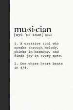 Music Journal Notebook for Writing Music  Lyrics: Gift for Musicians  Blank St