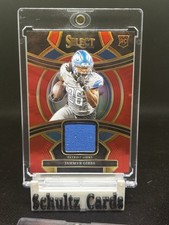 2023 Panini Select Jahmyr Gibbs RED PRIZM SP Relic (RC) #RSW-JGI MINT
