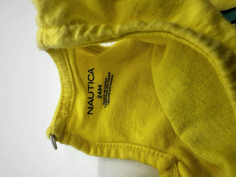 Camisa amarilla Nautica 24 meses niño pequeño Foto 3 de 3