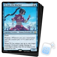 TY LEE, CHI BLOCKER X4 Avatar: The Last Airbender TLA Magic MTG MINT CARD