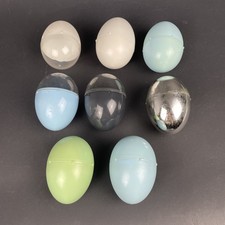 Vintage Leggs Eggs EMPTY Lot of 8 mixed colors Collectors Crafts Easter