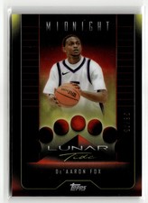 De'Aaron Fox 2023-24 Topps Midnight #LT-4 Lunar Tide Dusk #/75