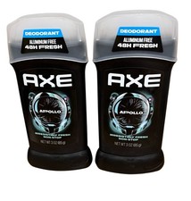 2x Axe Fresh Apollo Sage  Cedarwood Scent Deodorant Stick 3 oz New