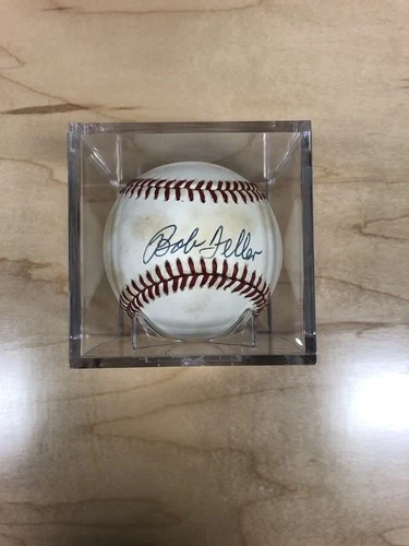 Bob Feller Autograph Baseball