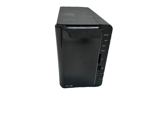 Synology DiskStation DS212+ 2 Bay NAS Server Schwarz