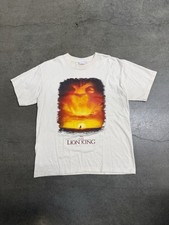 Vintage Y2K Disney The Lion King Movie Graphic Beige T-Shirt Adult Medium