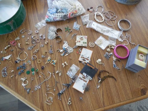Vintage to Now Huge Lot Costume Jewelry earings Lot With Several Signed