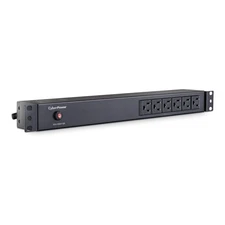 PDU15B6F12R Basic PDU, 100-125V, 15A (Derated to 12A), 18 Outlets, 1U Rackmount