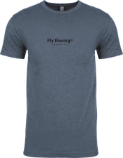 FLY RACING Lost Tee Fits Indigo Small - Comfortable Cotton-Poly Blend T-Shirt