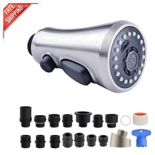 Upgrade Your Kitchen with This NSF Certified 3-Function Pull Down Faucet Nozzle