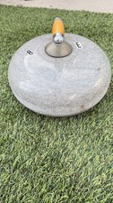 Curling stone, Curling Rock, vintage, Blue Hone.