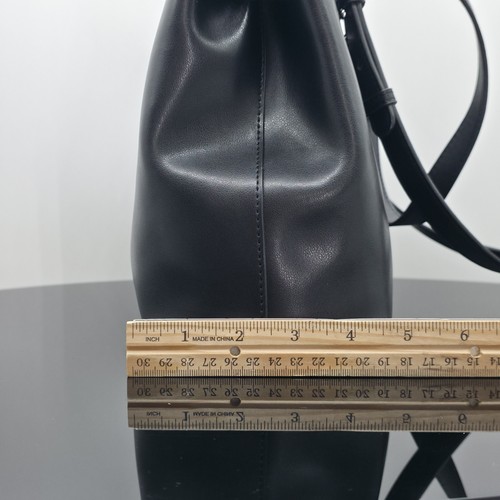 Quiet Luxury BOSTANTEN Leather Tote Bag Women Black Structured Zipper... - Picture 9 of 13