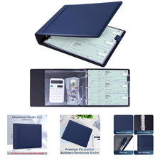 3 Ring Checkbook Binder for Personal Checks P...