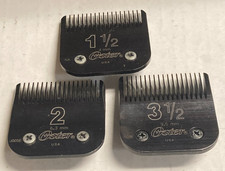 Oster Clipper Blade 3 1/2 9.5mm , 2 6.3mm , Size 1 1/2 4mm