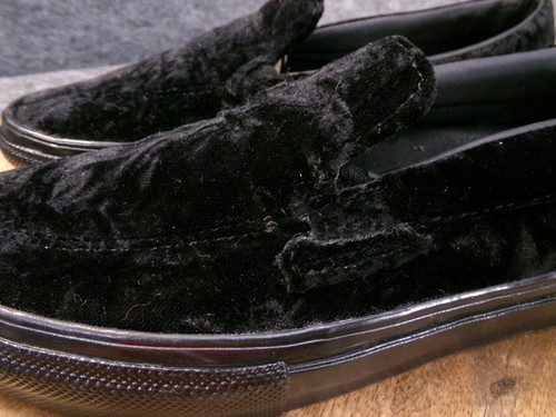 VANS Skate Style 53 Negro Terciopelo Sin Cordones VNOA5HEL5AA Para Mujer Talla 6.5 / Para Hombre 5 - Imagen 6 de 13