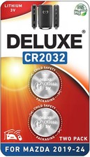 Key Fob Battery replacement fits for 2019-2025 Mazda Key CR2032 2P