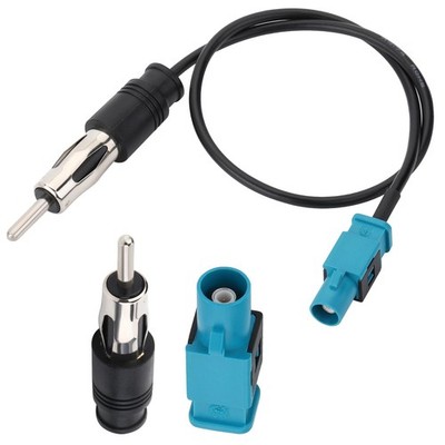 Universal Vehicle Car Stereo FM AM Radio Antenna Adapter Cable 12Inch Fakra Z...