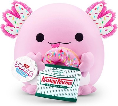 Snackles Axolotl in Pink mit Krispy-Kreme-Donut, Serie 2, 20 cm - Kuscheltier
