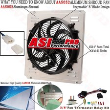 Aluminum Radiator Shroud Fan Fits 1991-1999 Bmw 318i 318is 318ti Z3 E30 E36 Mt Aluminum Radiator Shroud Fan Fits 1991-1999 Bmw 318i 318is 318ti Z3 E30 E36 Mt